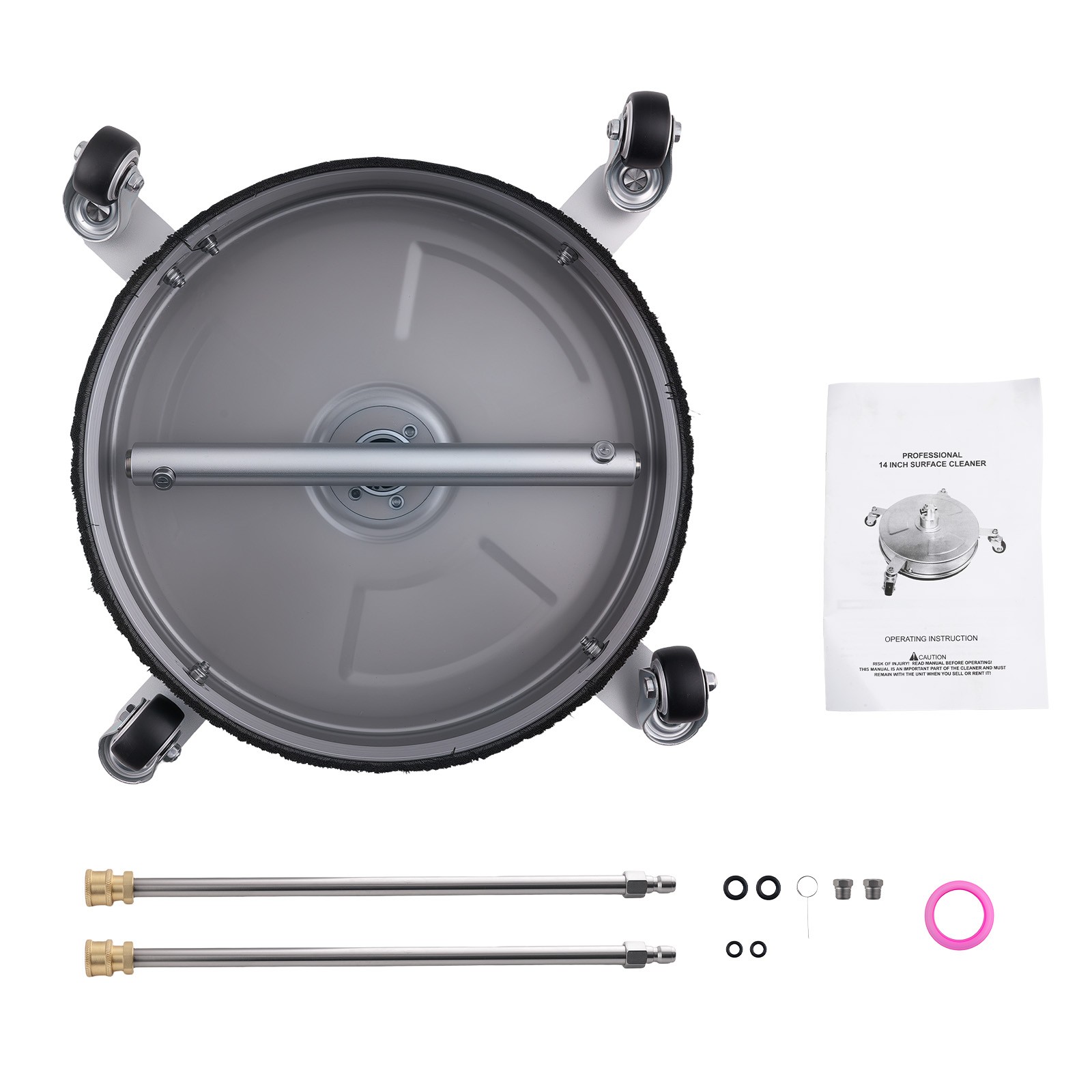 14 Inch Pressure Washer Surface Cleaner 4200PSI Quick Connect Attachment