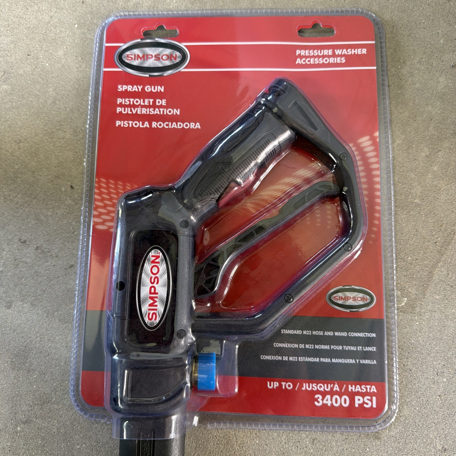 Simpson Cleaning 80147 Universal Pressure Washer Gun for Cold Water 3400 Psi