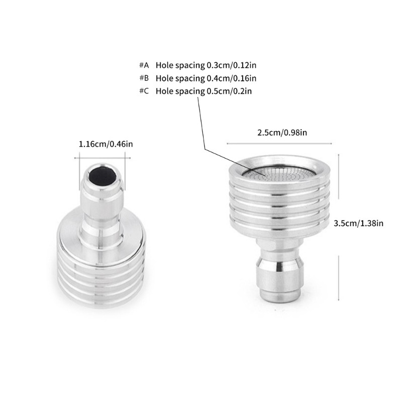 1/4 Inch Stainless Steel High Pressure Nozzle For Efficient Car Cleaning