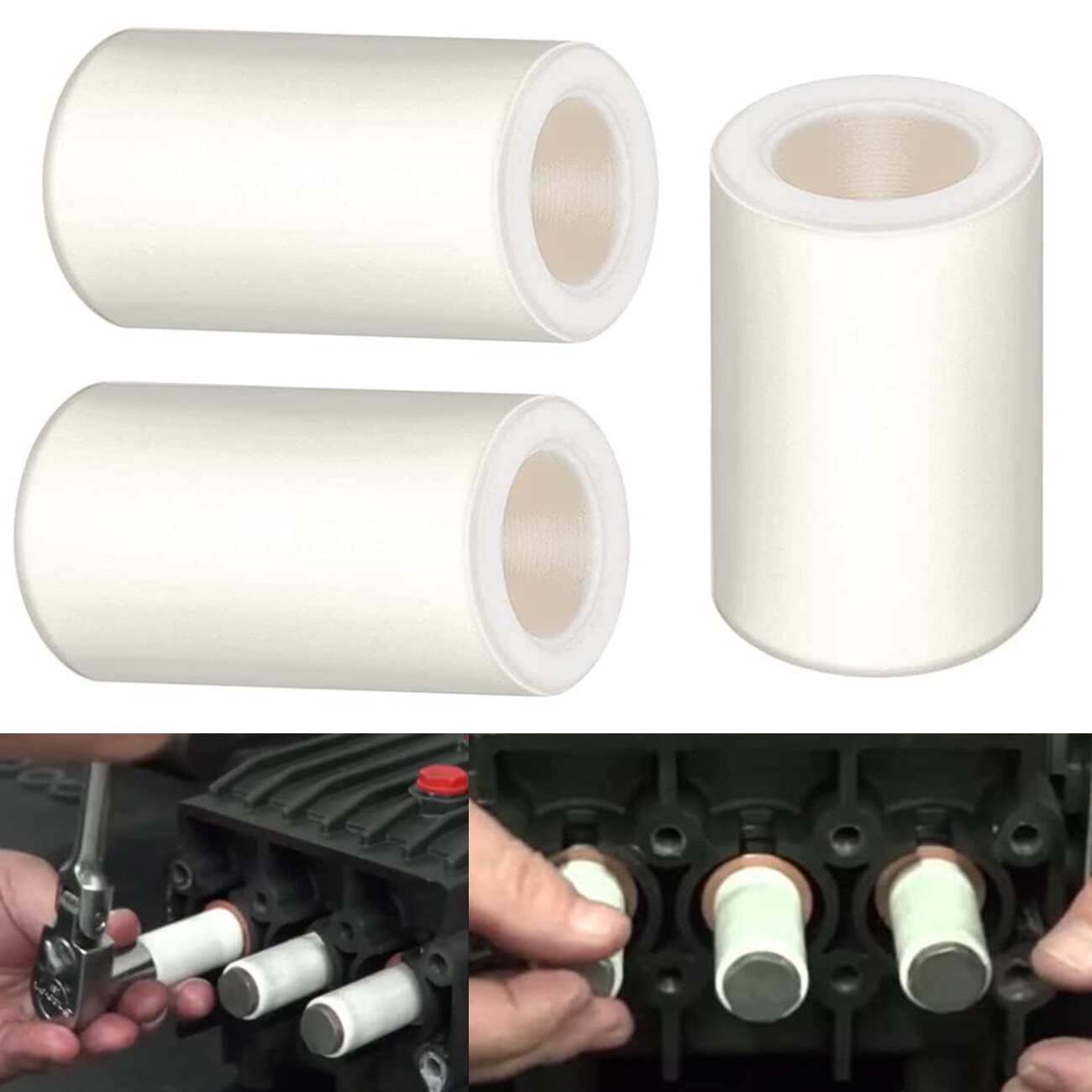 3pcs General Pump Piston Ceramic 51040009 For TP Pumps General Pump (15x25x9 mm)