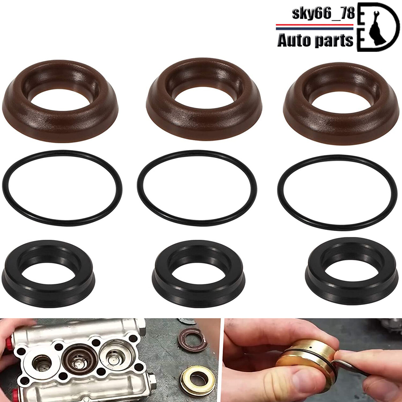 AR1857 18mm XR Pressure Washer Pump Seal Repair Kit for AR XR RK RKA RKV XRC XRA