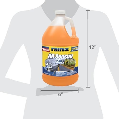 Windshield Washer Fluid De-Icer Bug Remover 0F 1 Gallon Pack of 6