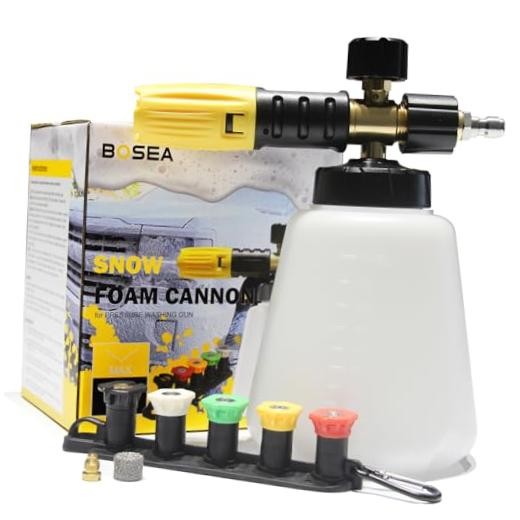 Foam Cannon with Pressure Washer Tips and Nozzle Foam Canon with 5 Nozzles