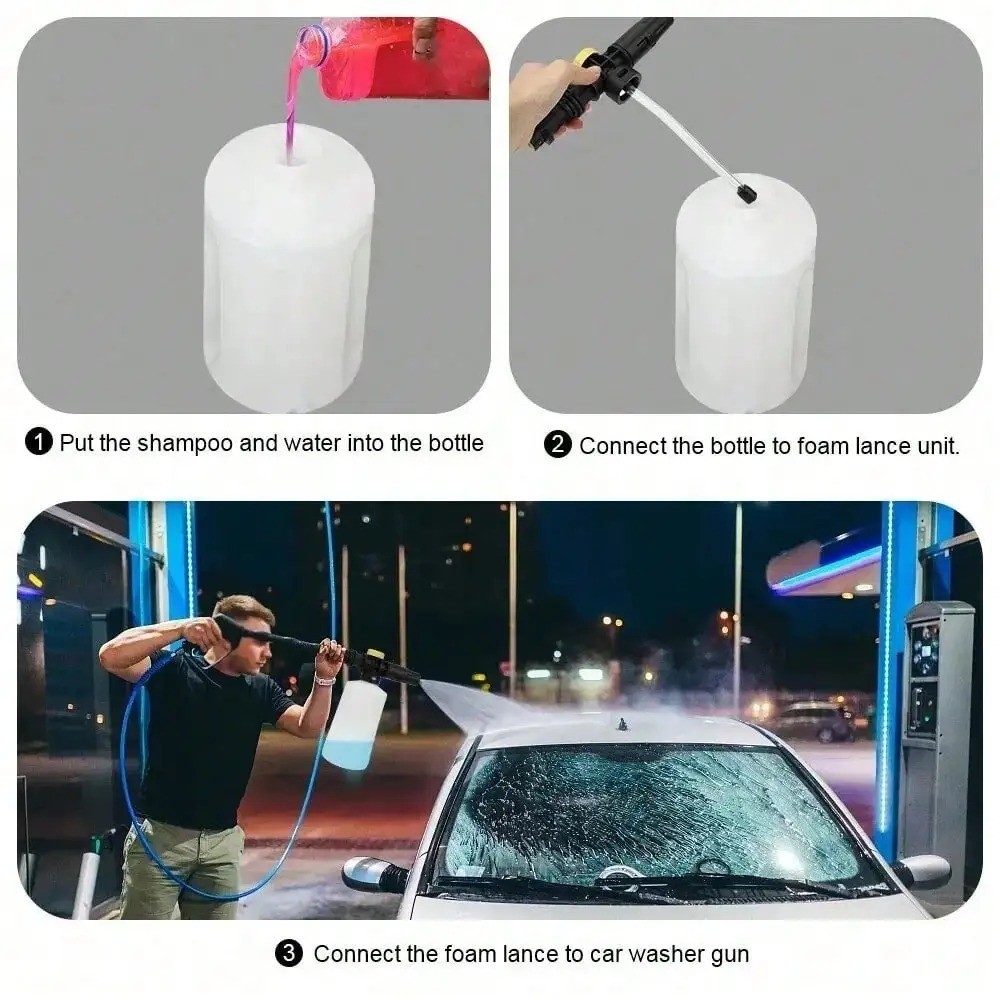 750ML Snow Foam Lance Adjustable Foam Cannon for Karcher K2-K7