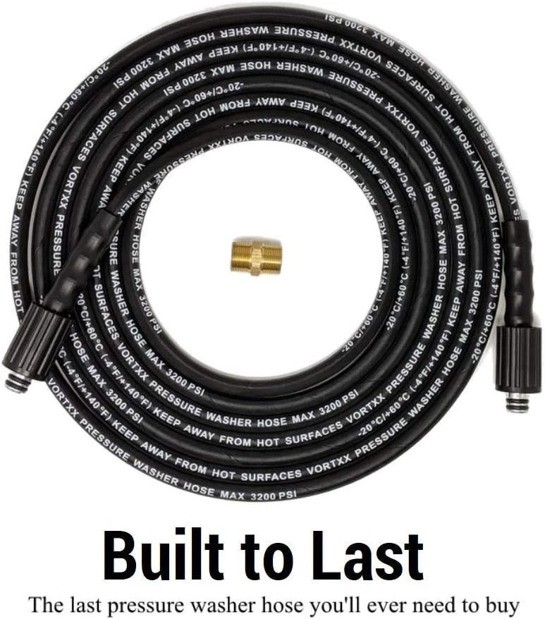 Maximum Performance 25FT Pressure Washer Hose for Sun Joe – Leak Proof Design