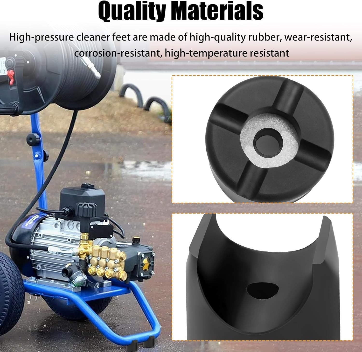 Pressure Washers Rubber Feet – for Most Brands of Gas Powered Pressure Washer…