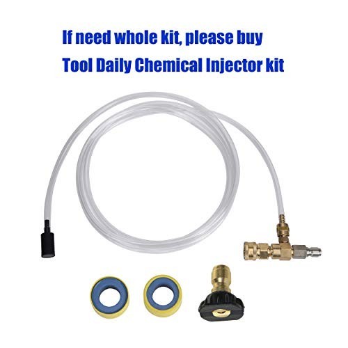 Pressure Washer Siphon Hose 10 Feet Chemical Injector Tubing 7mm ID with 2
