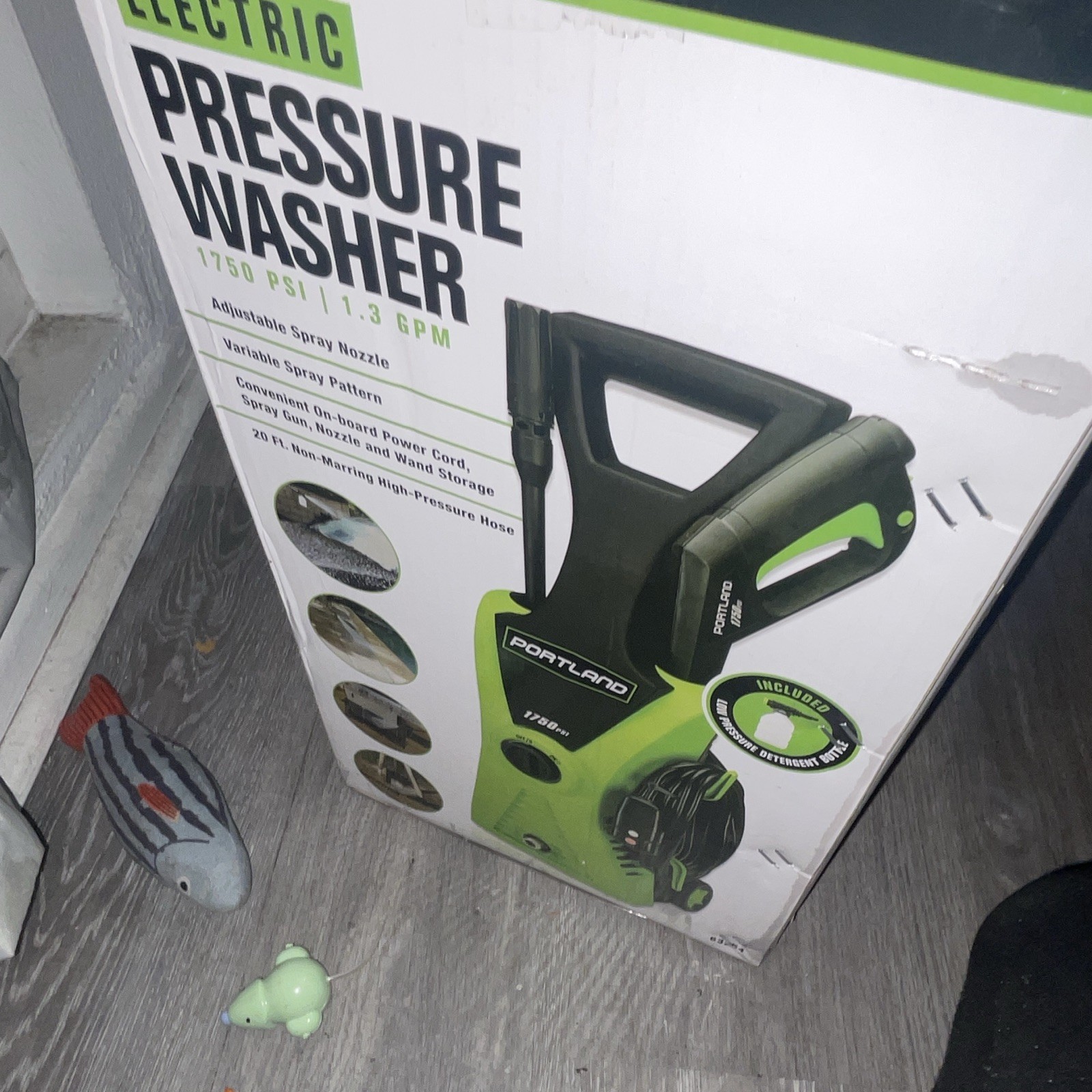 Portland Corded Electric Cold Water Pressure Washer 1750 PSI 1.3 GPM 63254