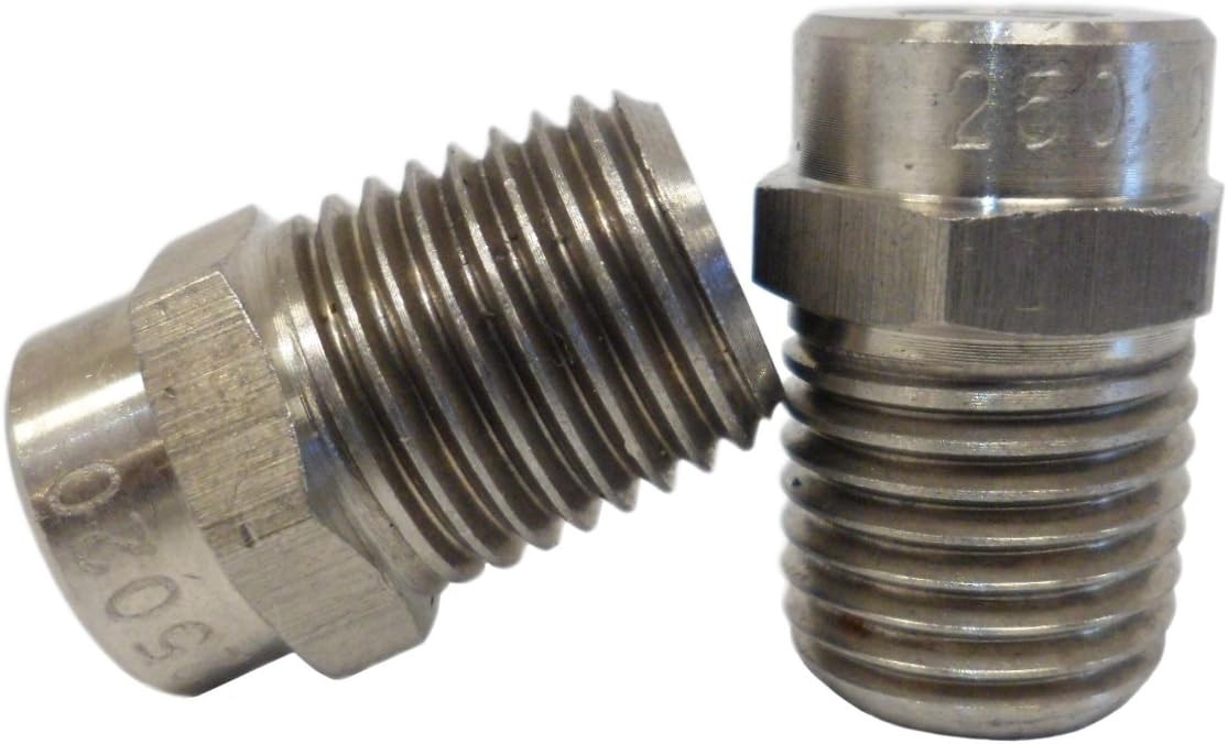 Surface Cleaner Nozzle, Stainless Steel 25 Degree Tip for High Pressure Washers