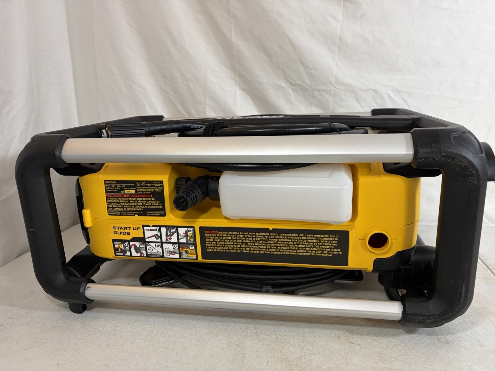 PARTS OR REPAIR – DeWalt 13 Amp Jobsite Electric Pressure Washer DWPW2600
