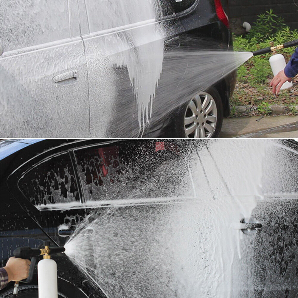 Snow Foam Lance Car Pressure Washer Gun Soap Cannon 1/4″ Fit Karcher Lavor Ryobi