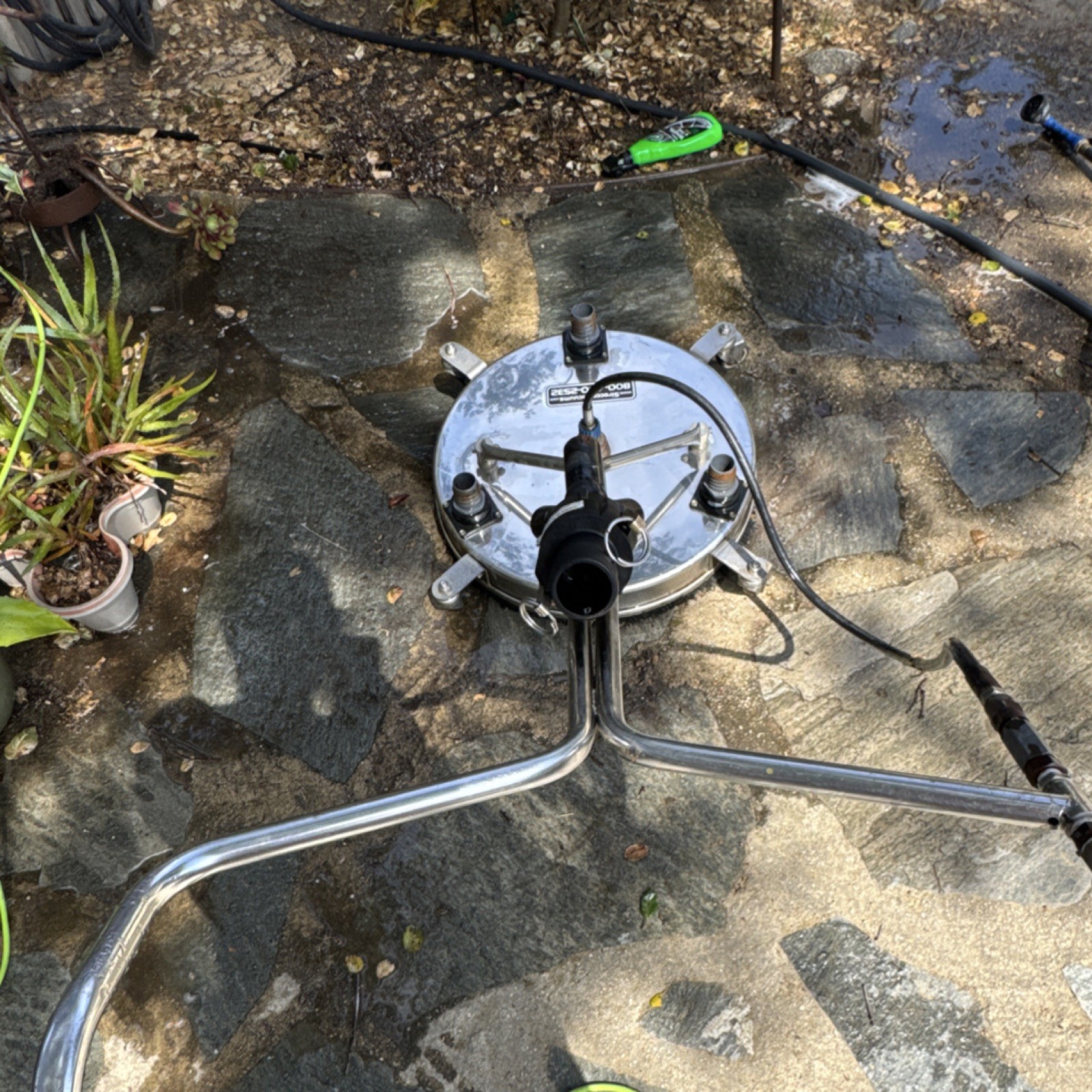 Sirocco Vacuums Cold Water Pressure Washer Surface Cleaner Attachment, Casters