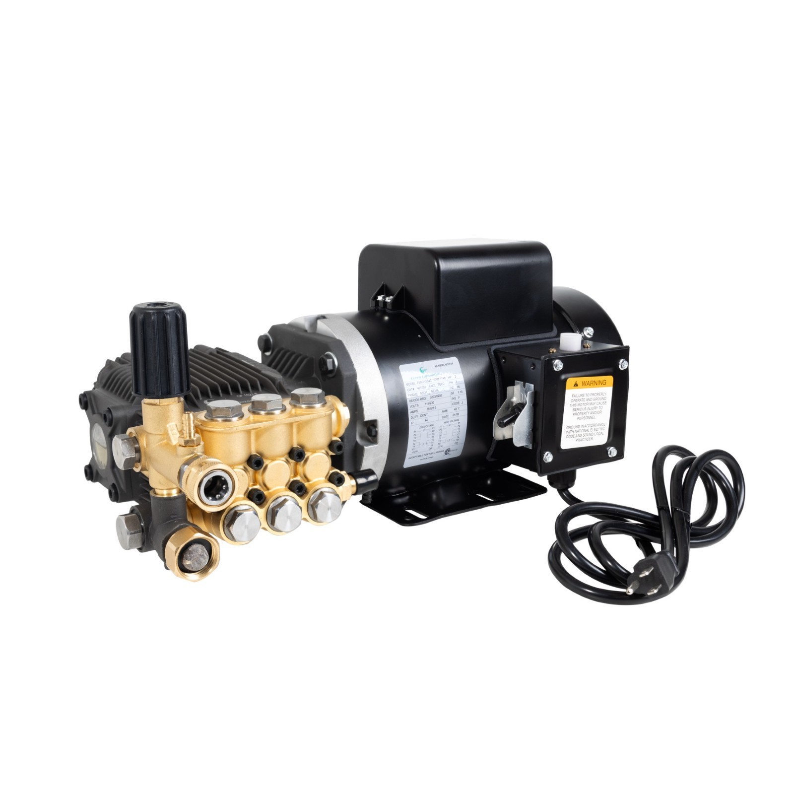 Canpump 1500 PSI 2.2 GPM Electric Pressure Washer w/Accessories, 2 HP 120 V