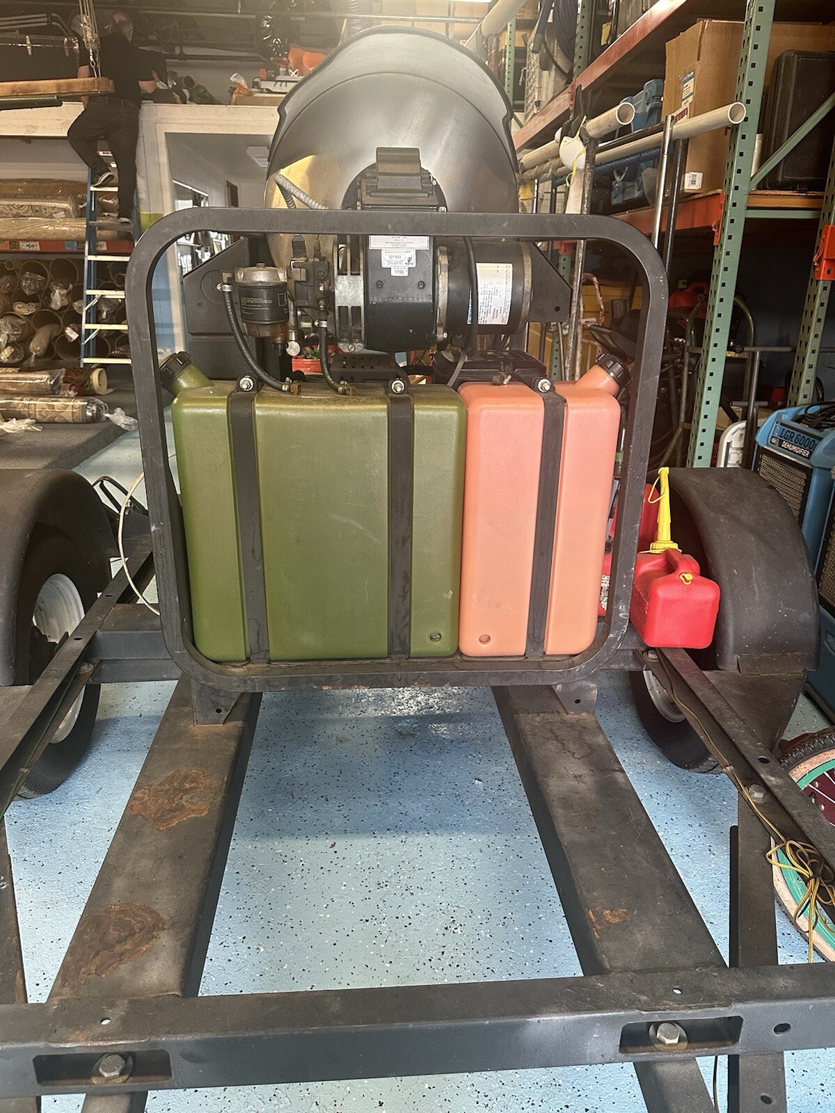 Landa PGHW5-30221E Hot Water Natural Gas Pressure Washer w/ Trailer & Much More
