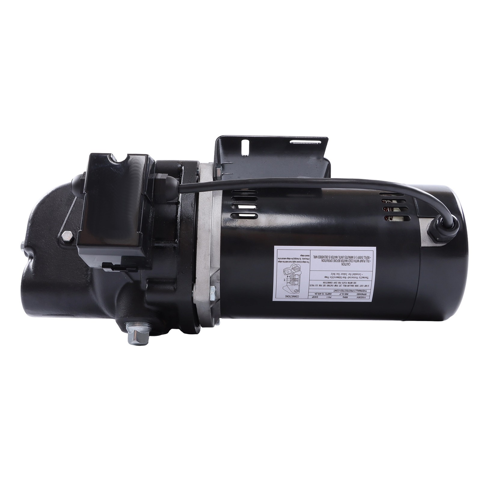 Cast Iron SWS75 3/4 HP Shallow Well Jet Pump Single Phase 510 GPH 115/230V