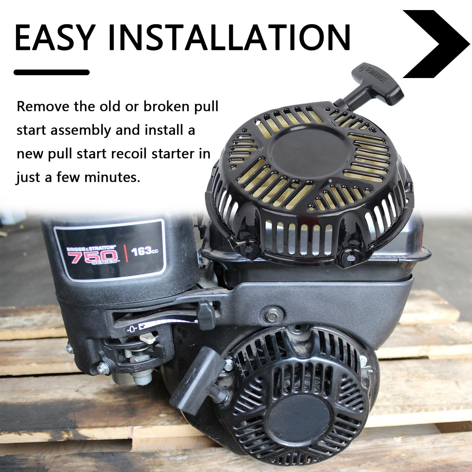 Recoil Starter Pull Start Assembly for 163cc 208cc Generator Pressure Washer Par