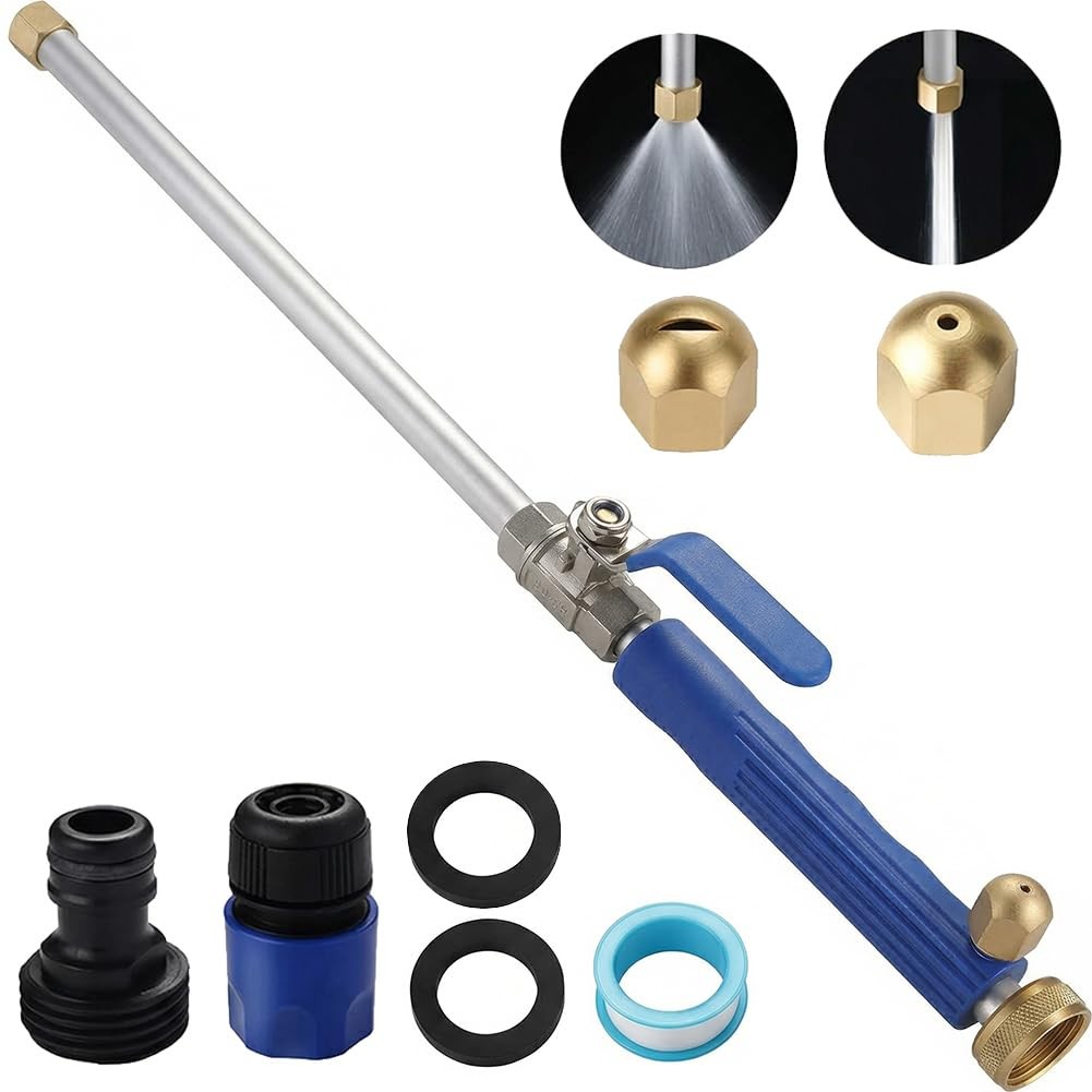 Upgraded Hydro Jet Nozzle Power Washer for Garden Hose High Pressure Attachme…