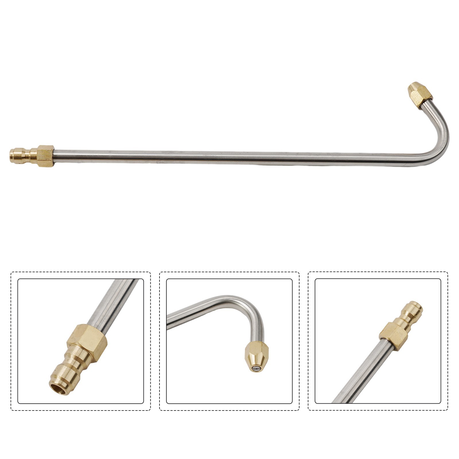 Easy To Use Auto Cleaning Tool Wash Nozzle Angled Lance Work Efficiency