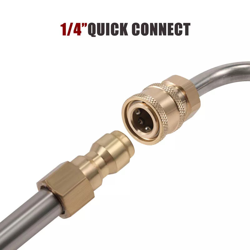 Pressure Washer Extension Wand Upgrade Power Washer Lance with Spray Nozzle Tips