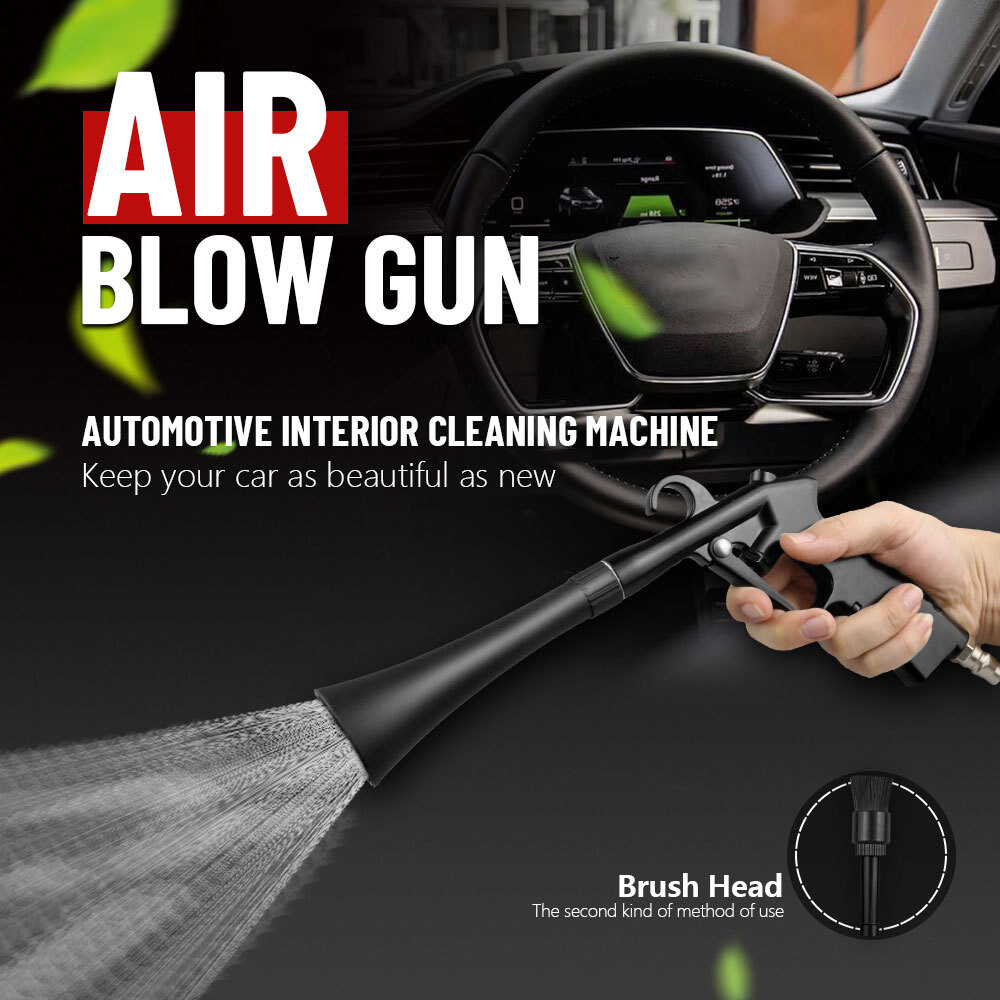 Blow with Nozzle and Brush High-Pressure Car Cleaning Kit C0D6