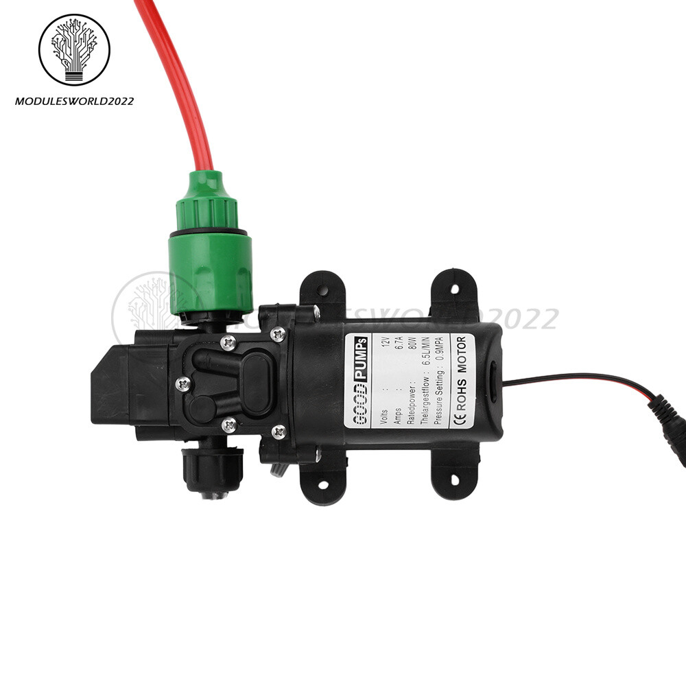 DC12V 80W High Pressure Self-Priming Car Portable Washer Water Pump Kit