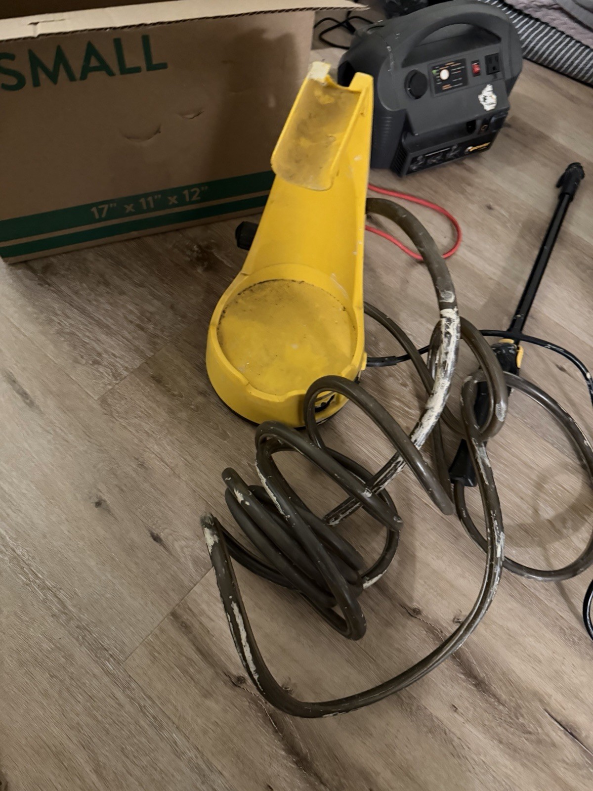 Wagner Power Roller Corded Electric Pressure Washer Yellow/Black Gun & Hose