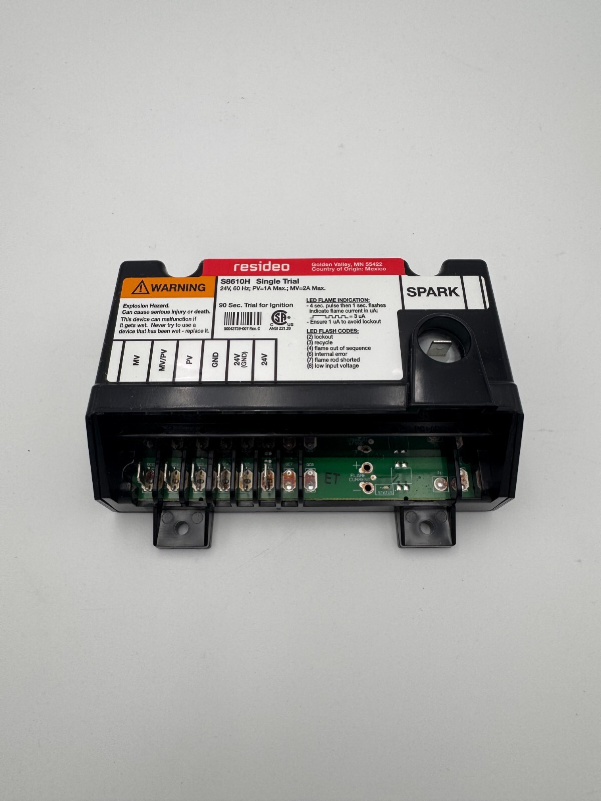 Resideo Honeywell Electronic Ignition Controller, 90 Sec TFI (Hotsy & Karcher)
