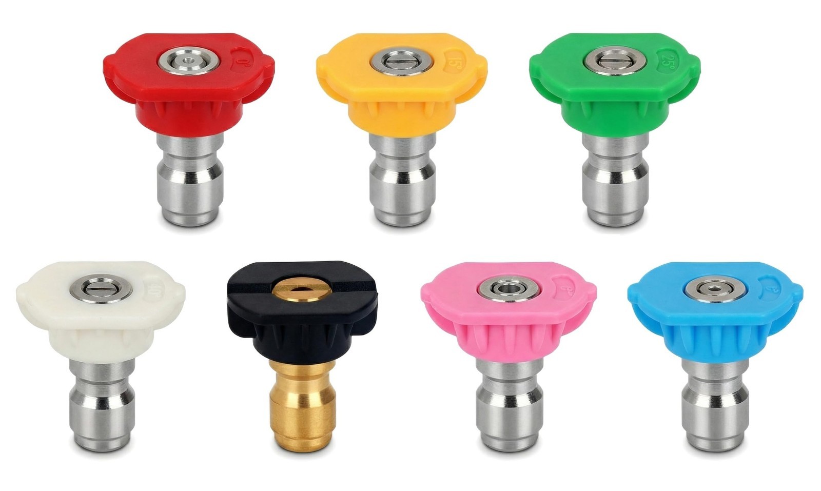 2000 PSI Pressure Washer Nozzles Set – 7-Piece Quick Connect, Fits Most Models