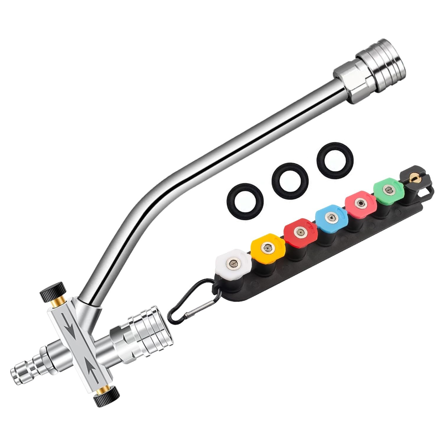 ProDetail Dual Kit – Foam Cannon & Spray Nozzle Quick Switch Adapter, Stainle…