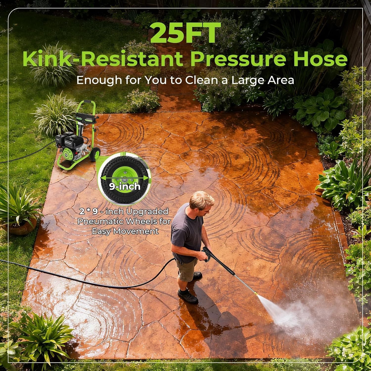 Ultimate 4200 PSI Gas Powered Washer – Versatile & EPA Compliant for Outdoor Use
