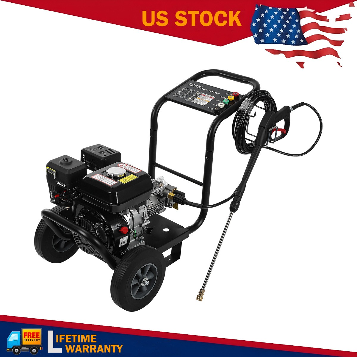 Gas Pressure Washer 212cc Gas Pressure for For Cars Fences Pressure Washer