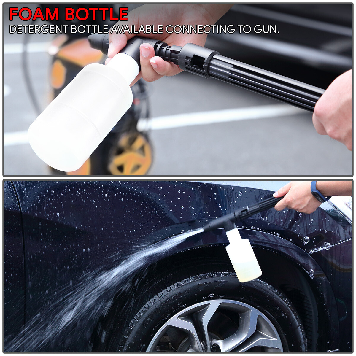 2176PSI 2.4 GPM Portable High-Pressure Washer Power Cleaner Car Washing Machine