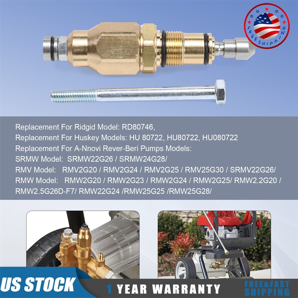 New Repls 200348GS AR42118 Unloader Valve For RMW RMV SRMW Series Pumps