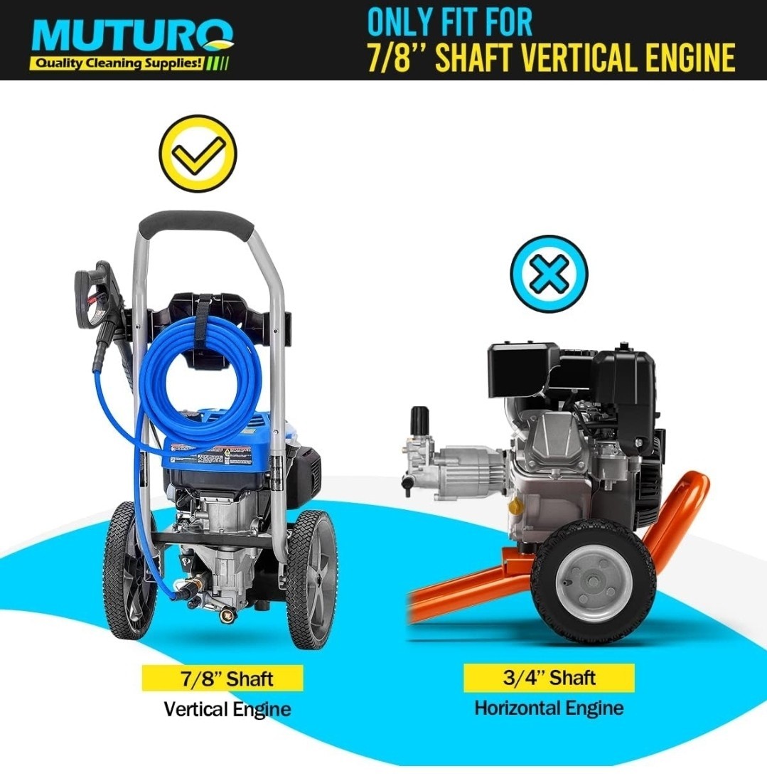 Vertical Pressure Washer Pump 7/8″ Shaft, 3000 PSI, 2.5 GPM Power Washer Pump
