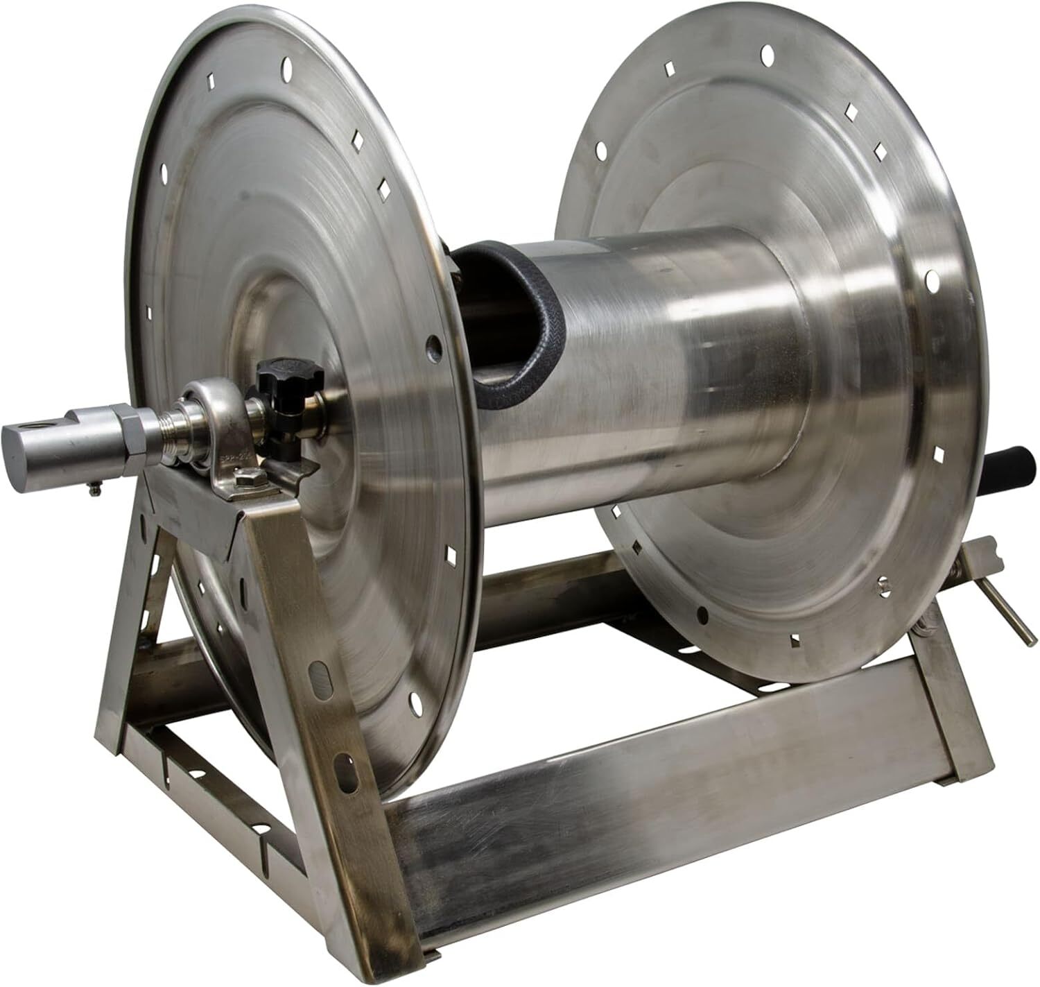 General Pump Stainless Steel A-Frame Hose Reel, 3/8″x 150 Ft, 5000 PSI