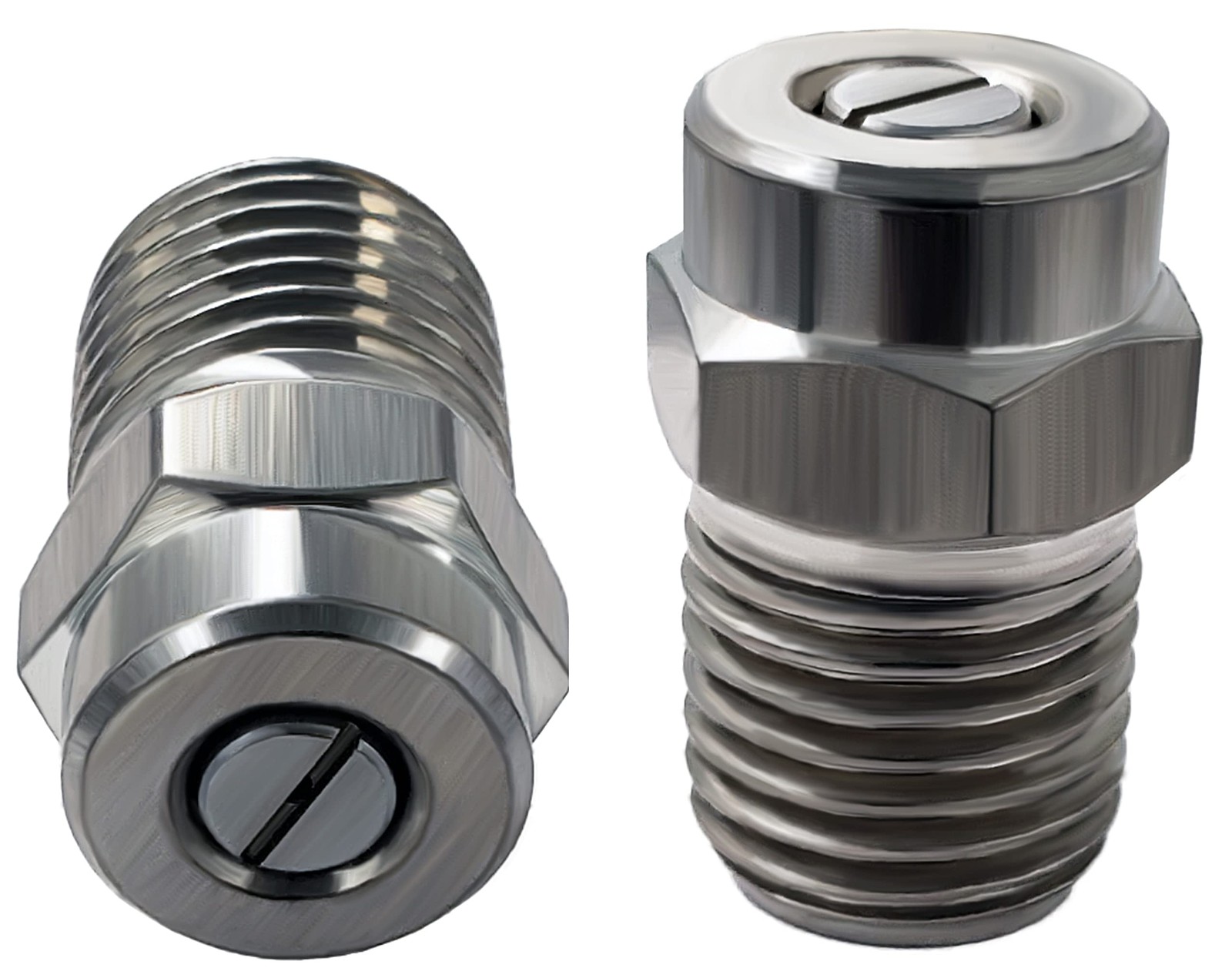 1871B 1/4″ NPT Screw Surface Cleaner Nozzle, 25 Degree 1.5 Orifice Spray Tip