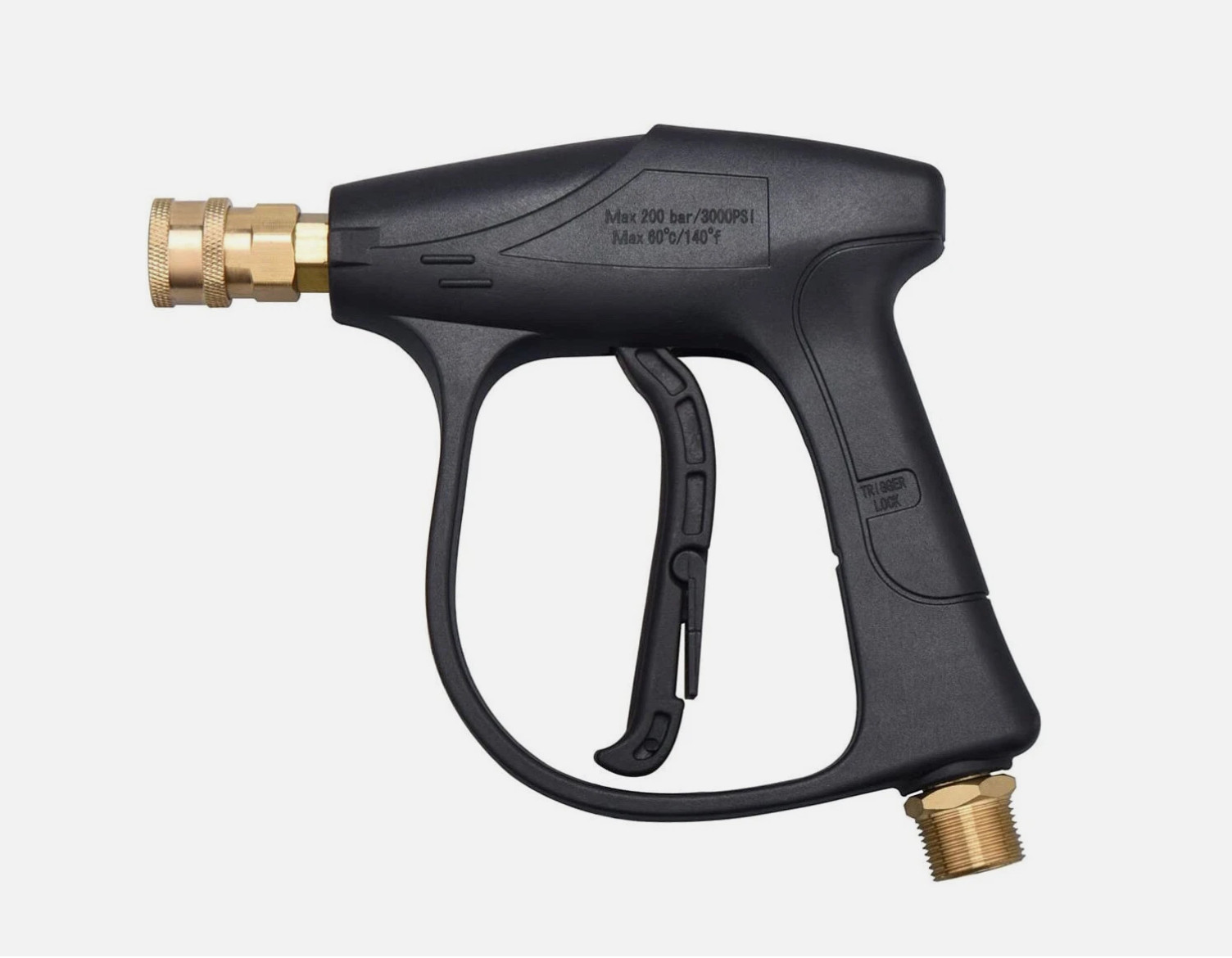 1/4″ High Pressure Washer Gun 4000 PSI Car Wash Foam Spray Short Wand w/5 Nozzle
