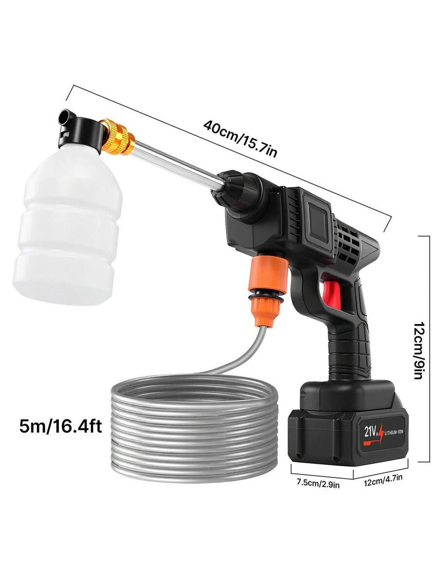 NEW Cordless Pressure Washer 3-In-1 Nozzle 435PSI FREE SHIPPING