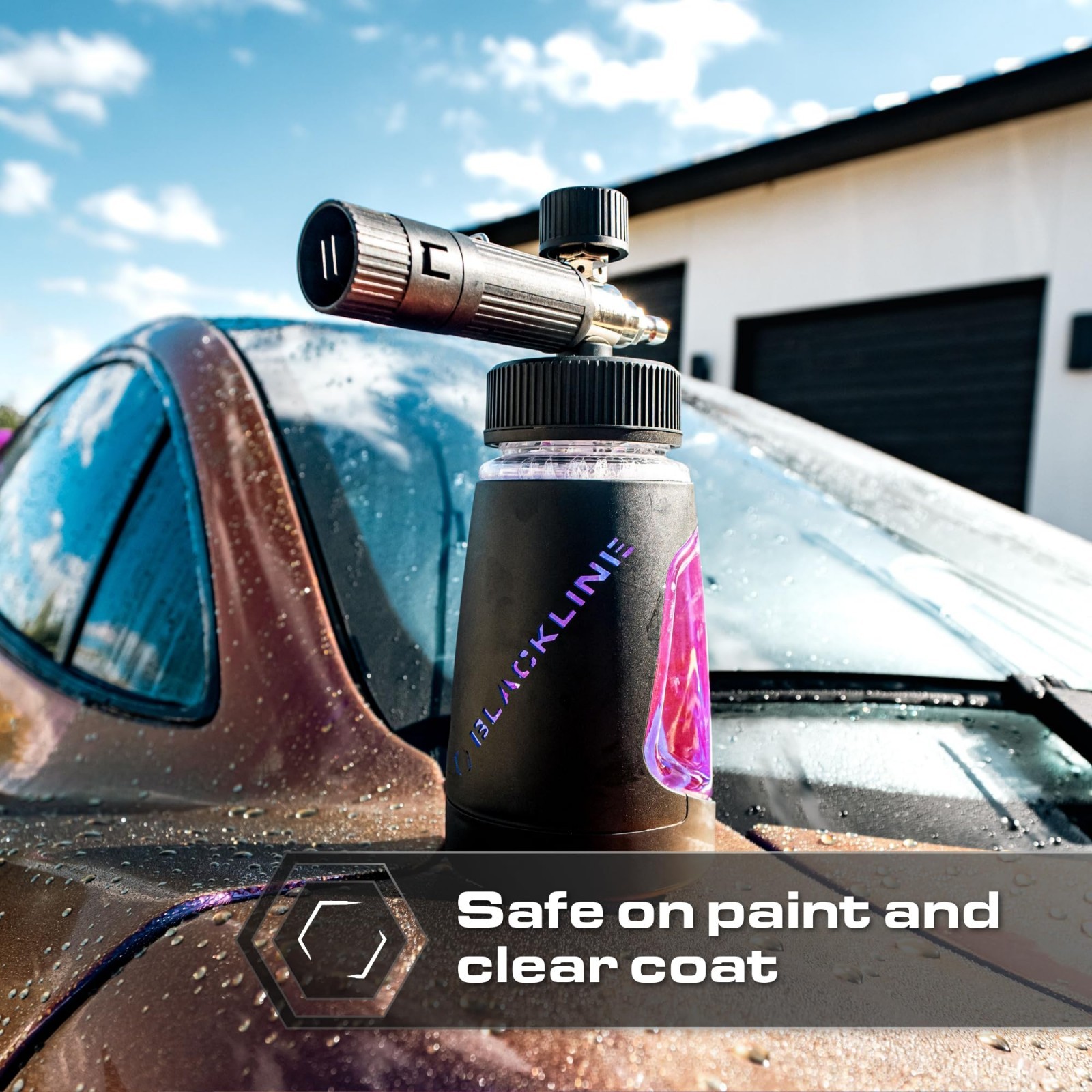 Adjustable Foam Cannon 3.0 for Pressure Washer, Heavy-Duty Snow Foam Lance, Thic