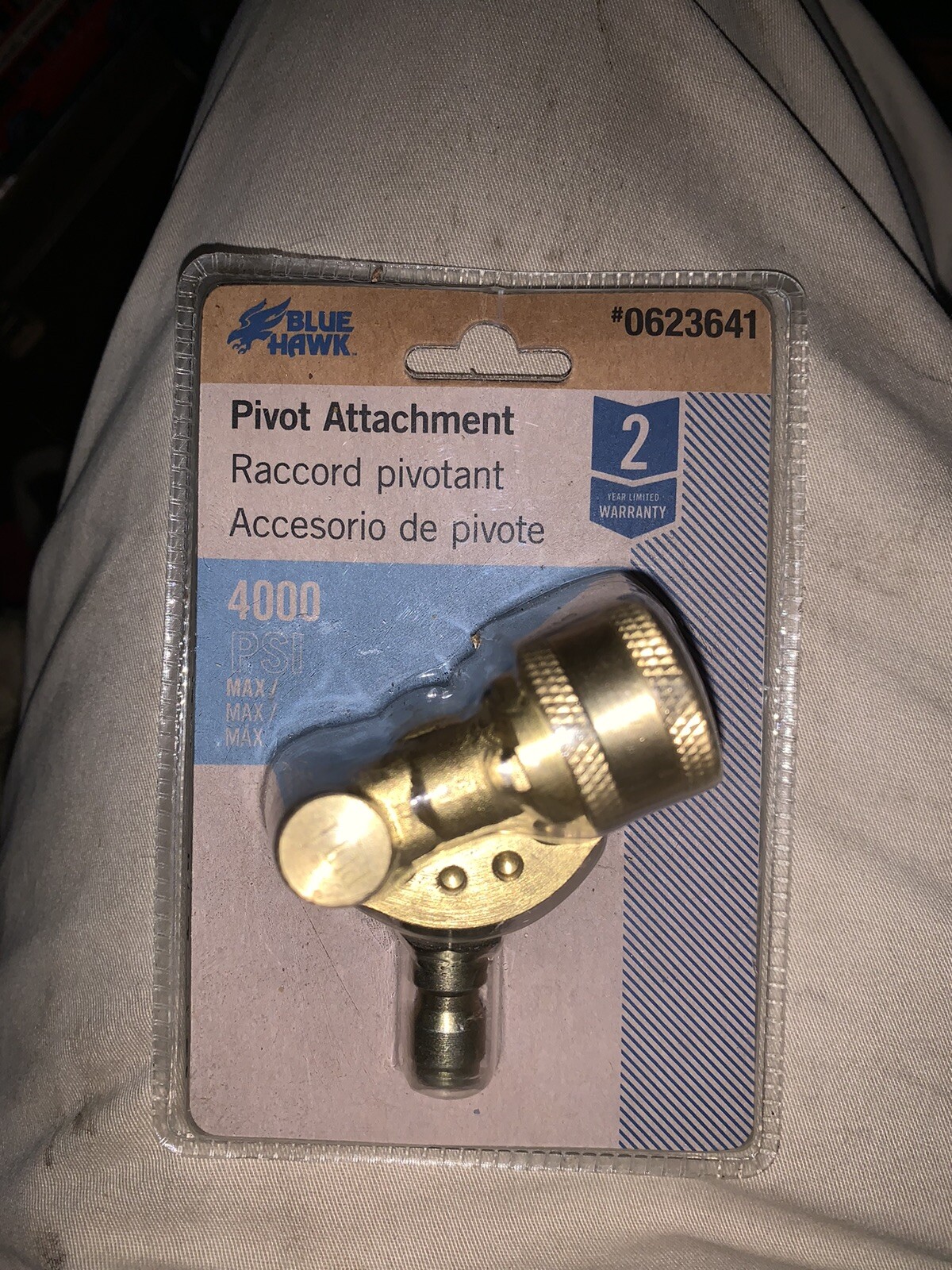Blue Hawk Pivot Attachment 4000 PSI Max (Model SGY-PWA70) Item 0623641-NEW!