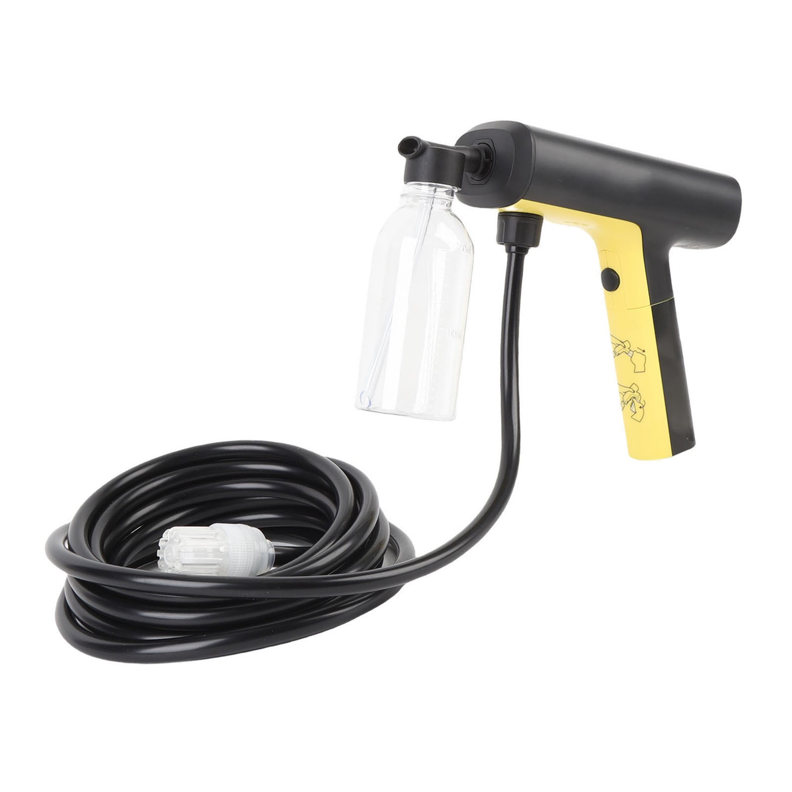 Car Washer Gun USB Charging Lightweight Water Saving 5 Gears Pressure Handheld