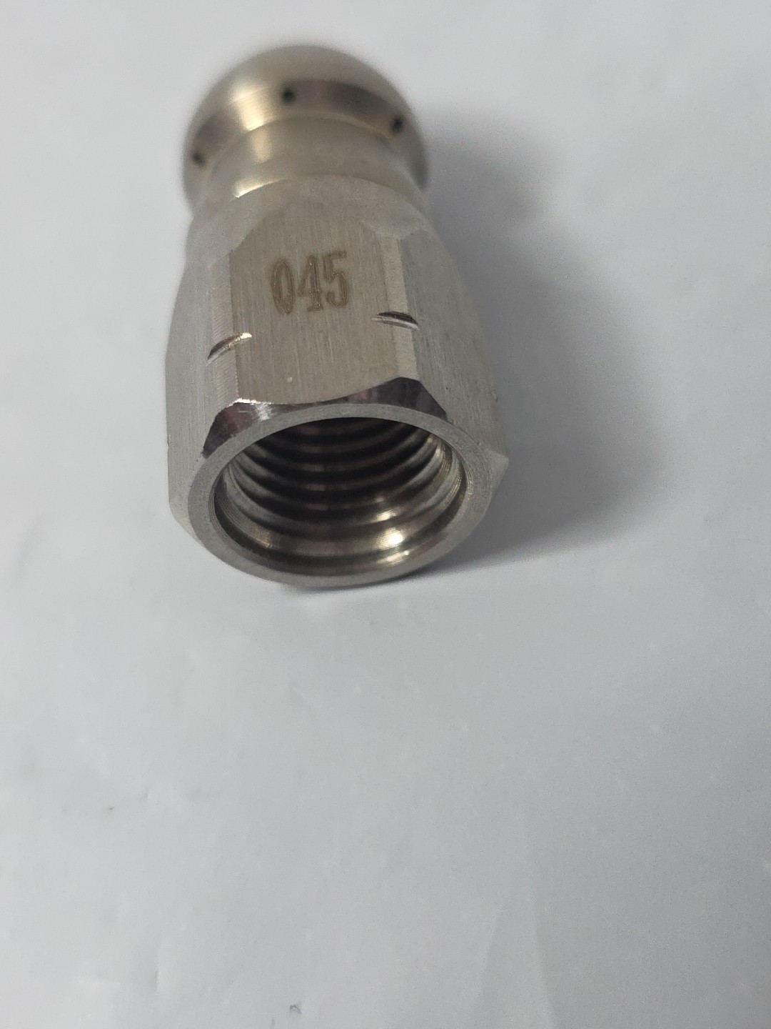 Stainless Steel S Jetter Nozzle Pressure Washer Drain Clean Nozzles Tips 045. B