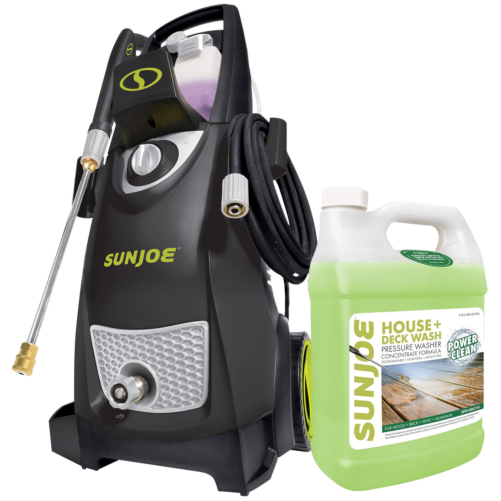 Sun Joe Electric Pressure Washer with All-Purpose Washer Concentrated Cleaner