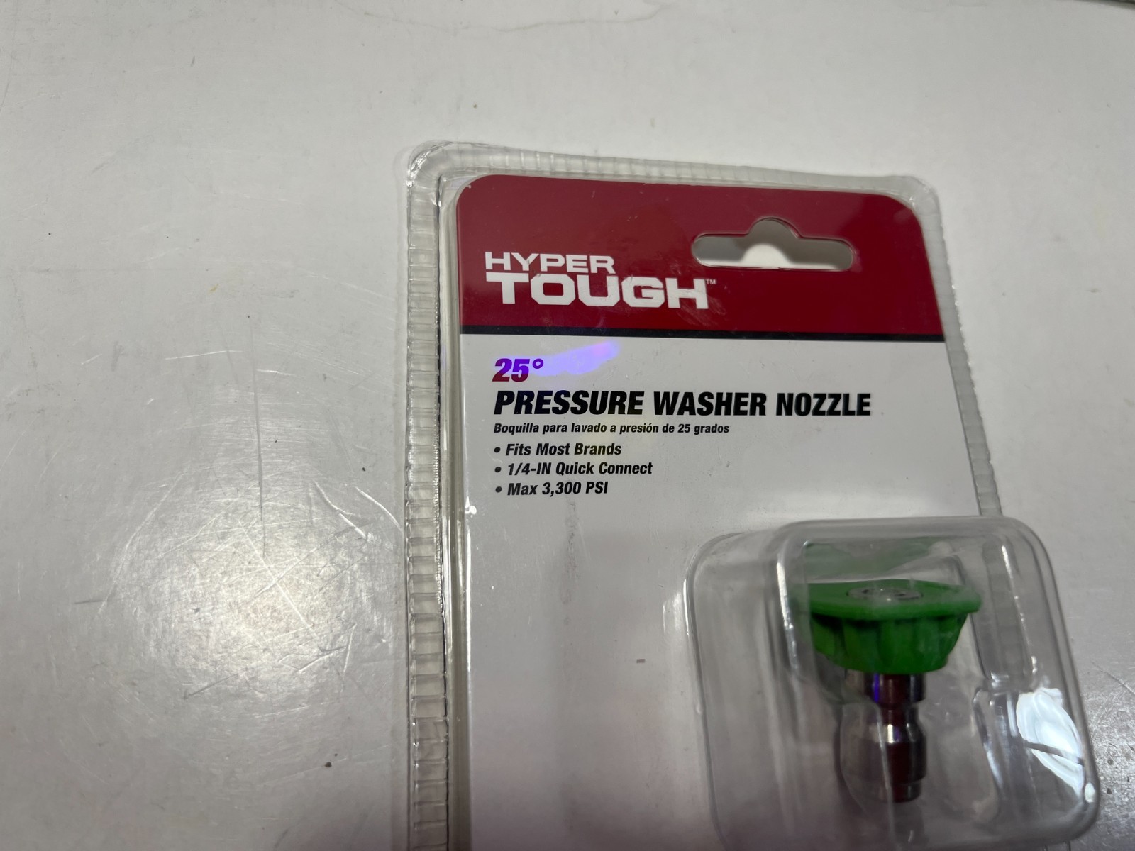 Hyper Tough 25 Degree Pressure Washer Nozzle 1/4″ Quick Connect
