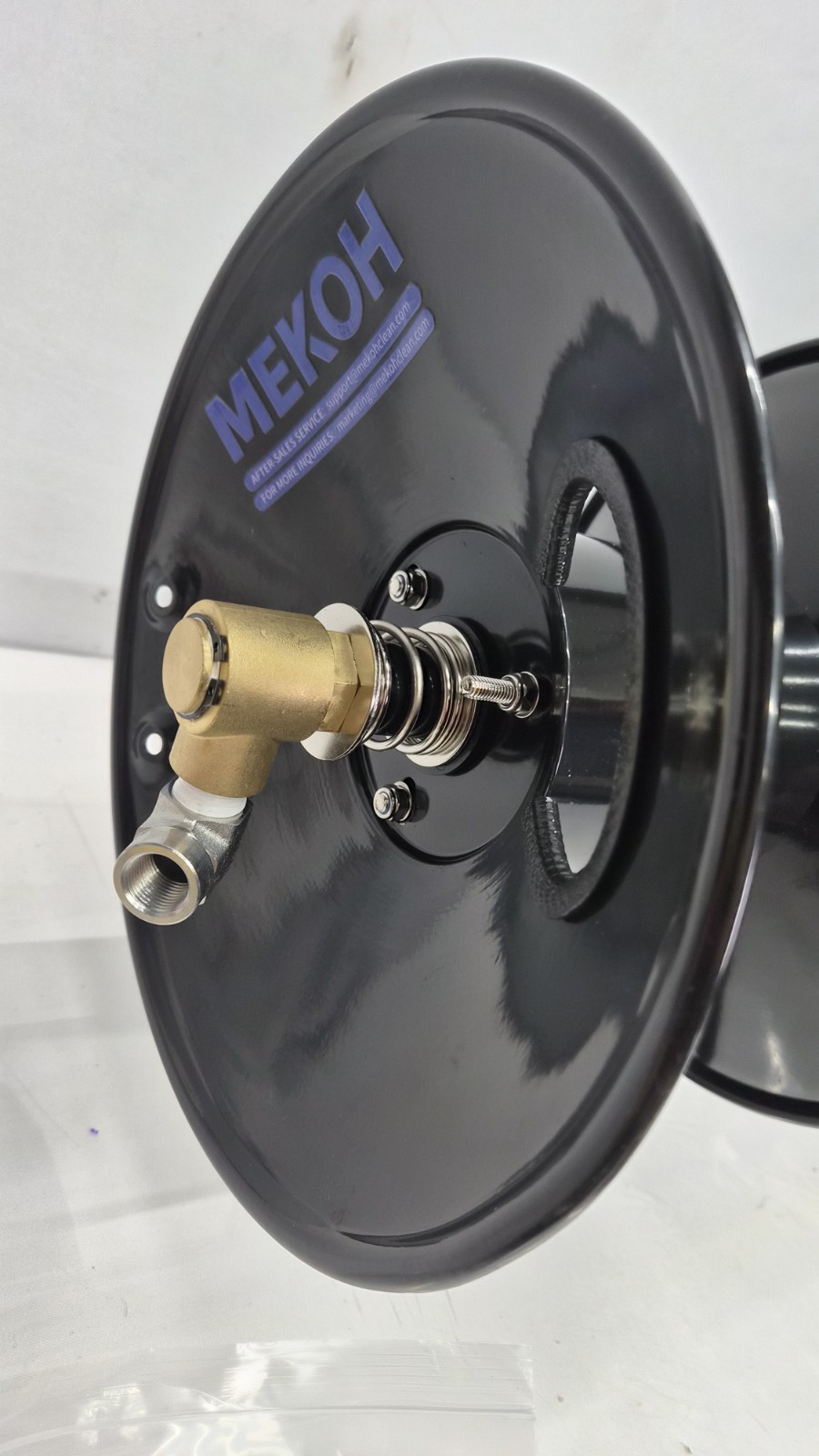 MEKOH Pressure Washer Hose Reel 50ftx3/8”/65ftx1/4”, 4000PSI Pls Read Descript