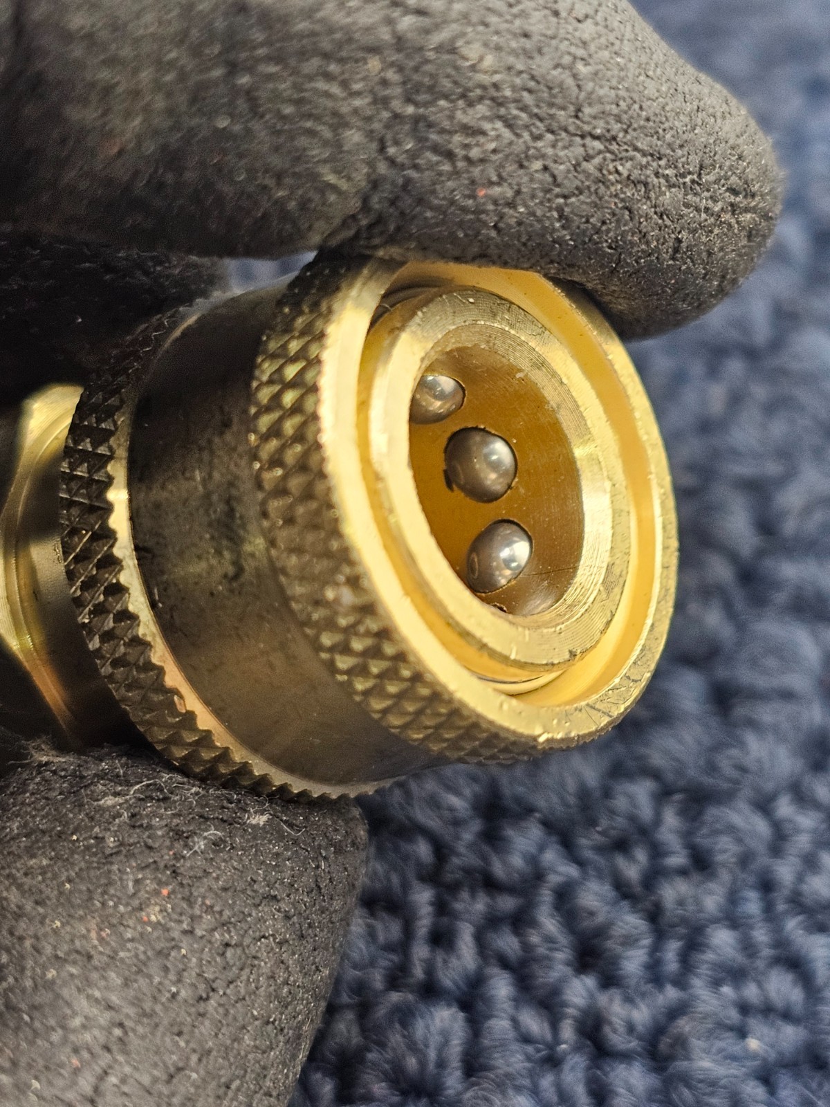 (2 PIECES) 1/2″ MPT Male Brass Socket Quick Connect Coupler For Pressure Washer