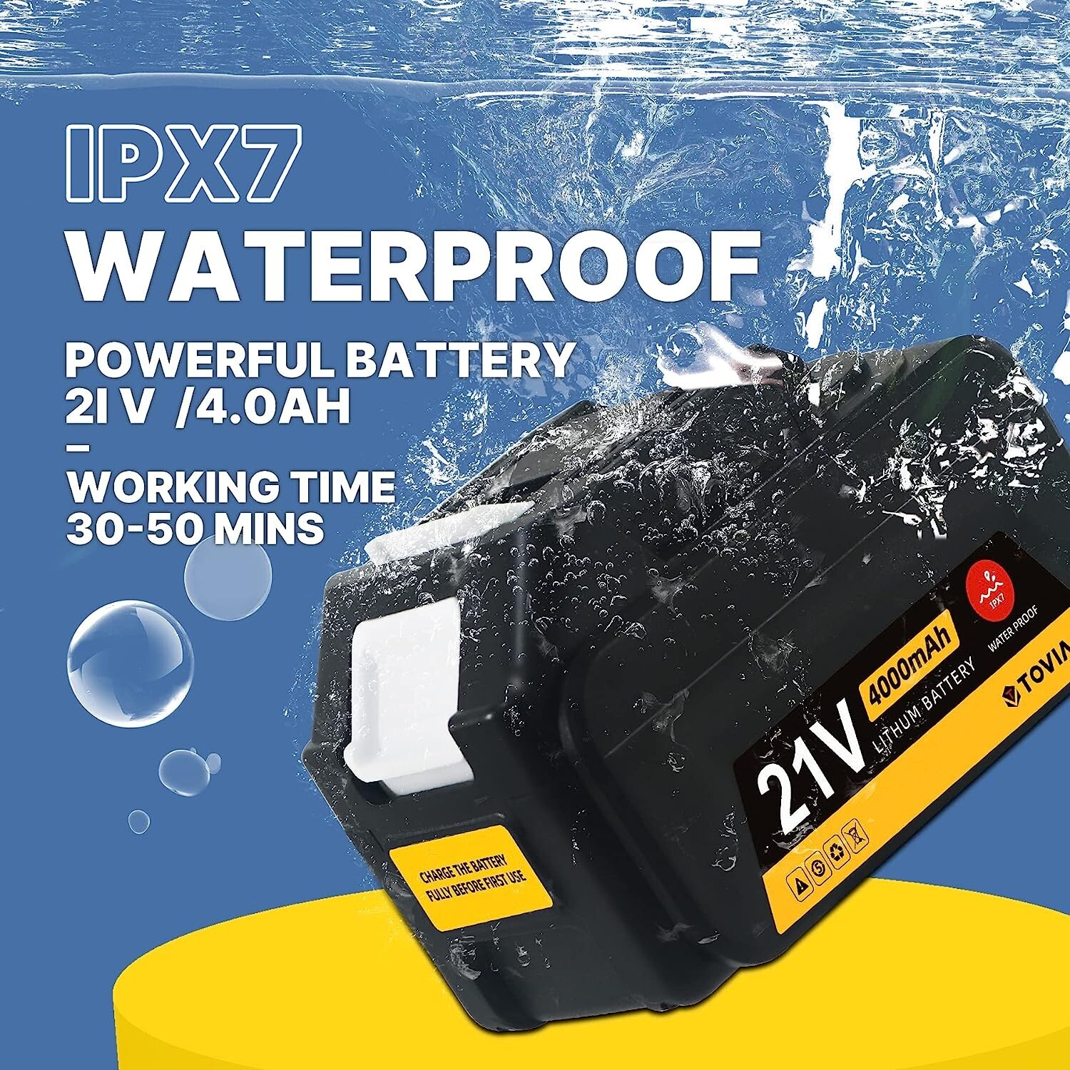 Cordless Pressure Washer – Enhanced Multifunctional Nozzles – Accessories