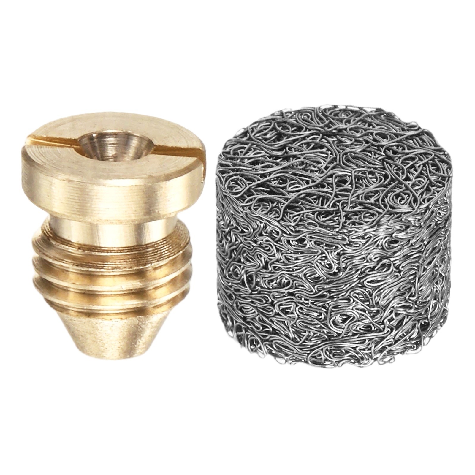 1-Set 1.25mm Copper Orifice Foam Cannon Nozzle and Single Layer Foam Maker Mesh