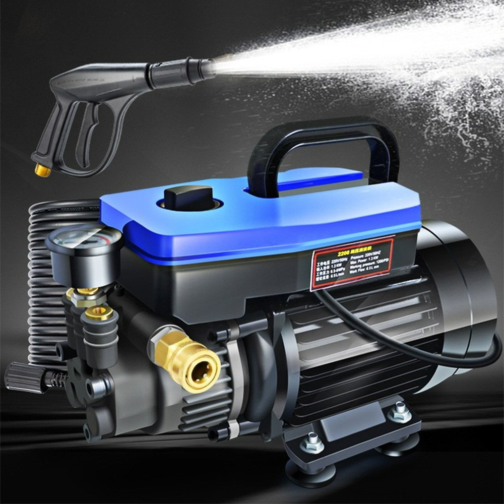 High-pressure Car Wash Machine 220V 2200W Car Washing Gun Household Water Pump\