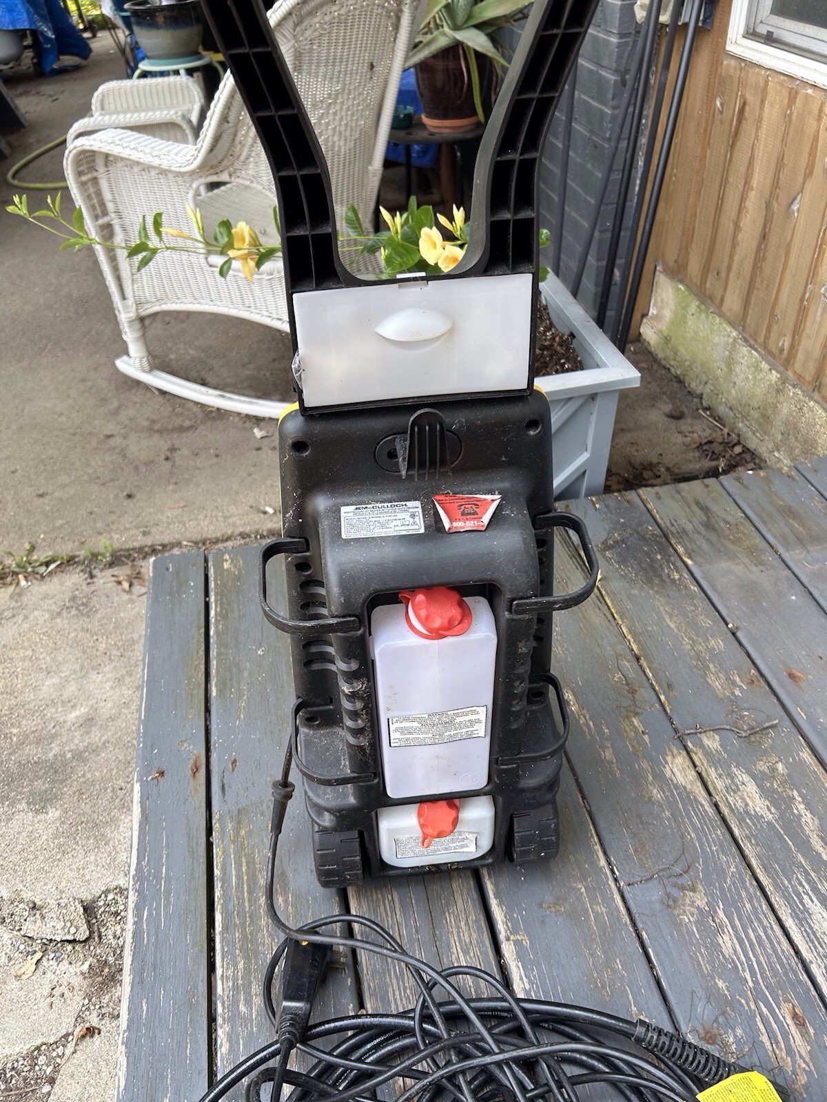 McCulloch Electric Pressure Washer FHH18A Tested No Leaks